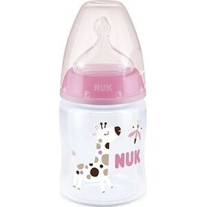 NUK FC+ fľaša s kontrolou teploty 150 ml ružová