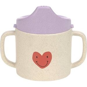 Lässig Sippy Cup PP/Cellulose Happy Rascals Heart lavender