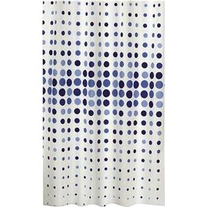 Bellatex Kúpeľňové závesy – 180 × 200 cm – modré bodky