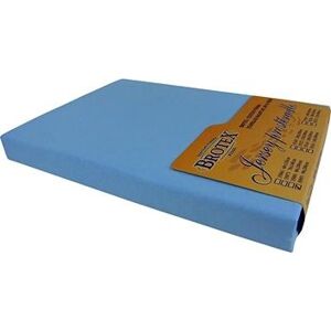 Brotex Jersey prostěradlo světle modré, 120 × 200 cm