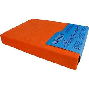 Brotex Froté prestieradlo 100 × 200 cm, oranžové