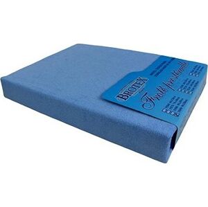Brotex Froté plachta na posteľ 220 × 200 cm, svetlo modrá