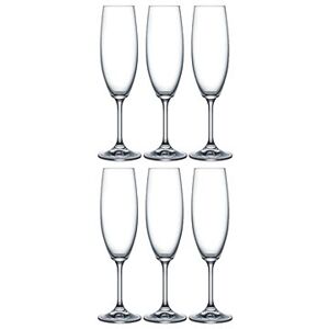Crystalex poháre na šampanské LARA 220 ml 6 ks