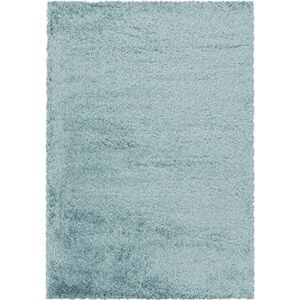 Ayyildiz Kusový koberec Fluffy Shaggy 3500 blue 80 × 150 cm