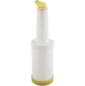 Dávkovacia a skladovacia fľaša plast APS 1 l žltá