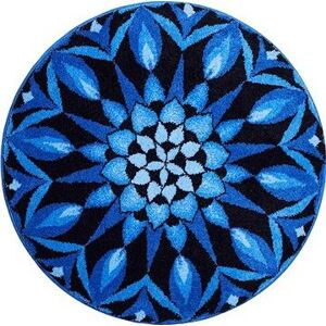 GRUND POZNANIE Mandala kruhová o 80 cm, tyrkysová