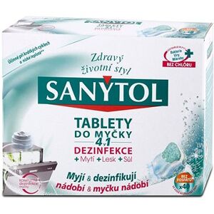 SANYTOL 4 v 1 tablety do umývačky 40 x 20 g