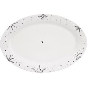 ORION Servírovací tanier VLOČKA 35 × 23,7 cm oválny, porcelán