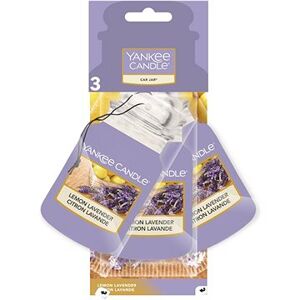 YANKEE CANDLE Car Jar Lemon Lavender 3 ks