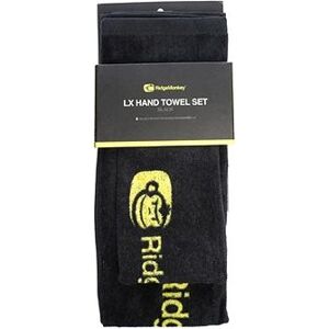 RidgeMonkey LX Hand Towel Set Black 2 ks