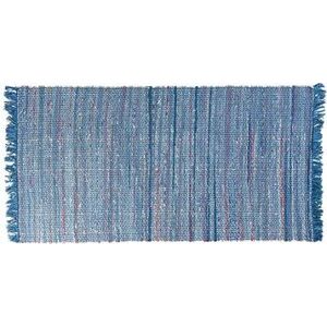 Modrý bavlnený koberec 80 × x150 cm BESNI, 57462