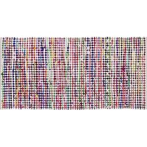 Rôznofarebný bavlnený koberec 80 × 150 cm BELEN, 57896