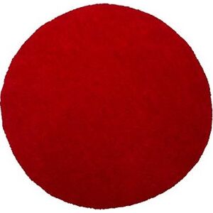 Koberec červený kruhový 140 cm DEMRE, 122361