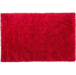 Koberec Shaggy 200 × 300 cm červený CIDE, 163362