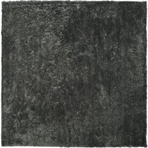 Koberec shaggy 200 x 200 cm tmavě šedý EVREN, 186354