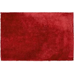 Koberec shaggy 160 × 230 cm červený EVREN, 186376