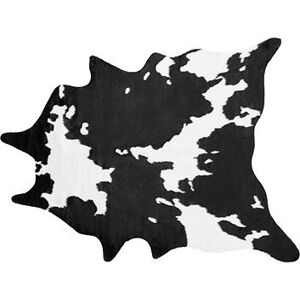 Koberec z umělé hovězí kůže 150 x 200 cm černý / bílý BOGONG, 309390