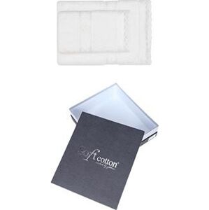 Soft Cotton – Darčeková súprava uterák a osuška Selya, 2 ks, smotanová