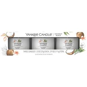YANKEE CANDLE Coconut Beach set Sampler 3× 37 g