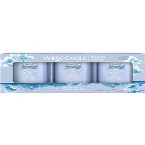 YANKEE CANDLE Ocean Air sada Sampler 3× 37 g