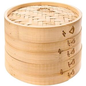 TESCOMA Naparovací košík bambusový NIKKO ¤ 20 cm, dvojposchodový